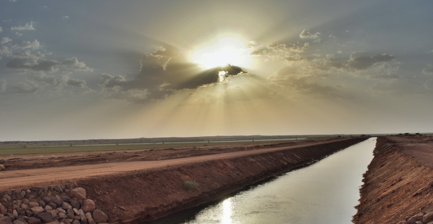 Main canal for water conveyance