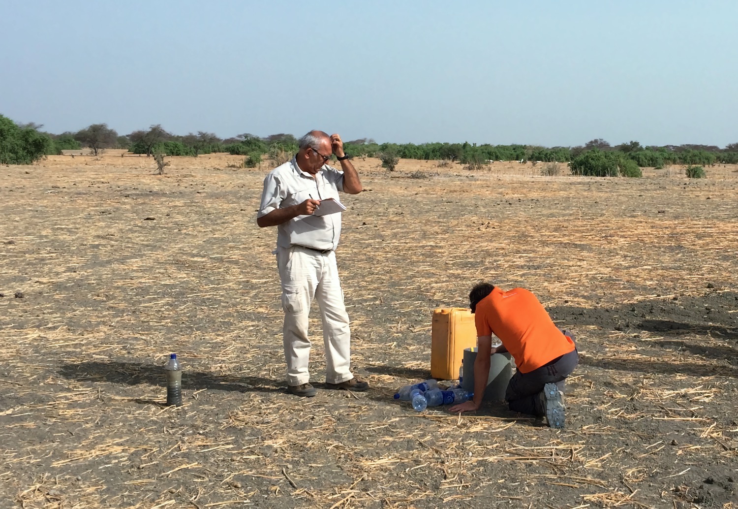 Water infiltration test performed by FGM International in Chad