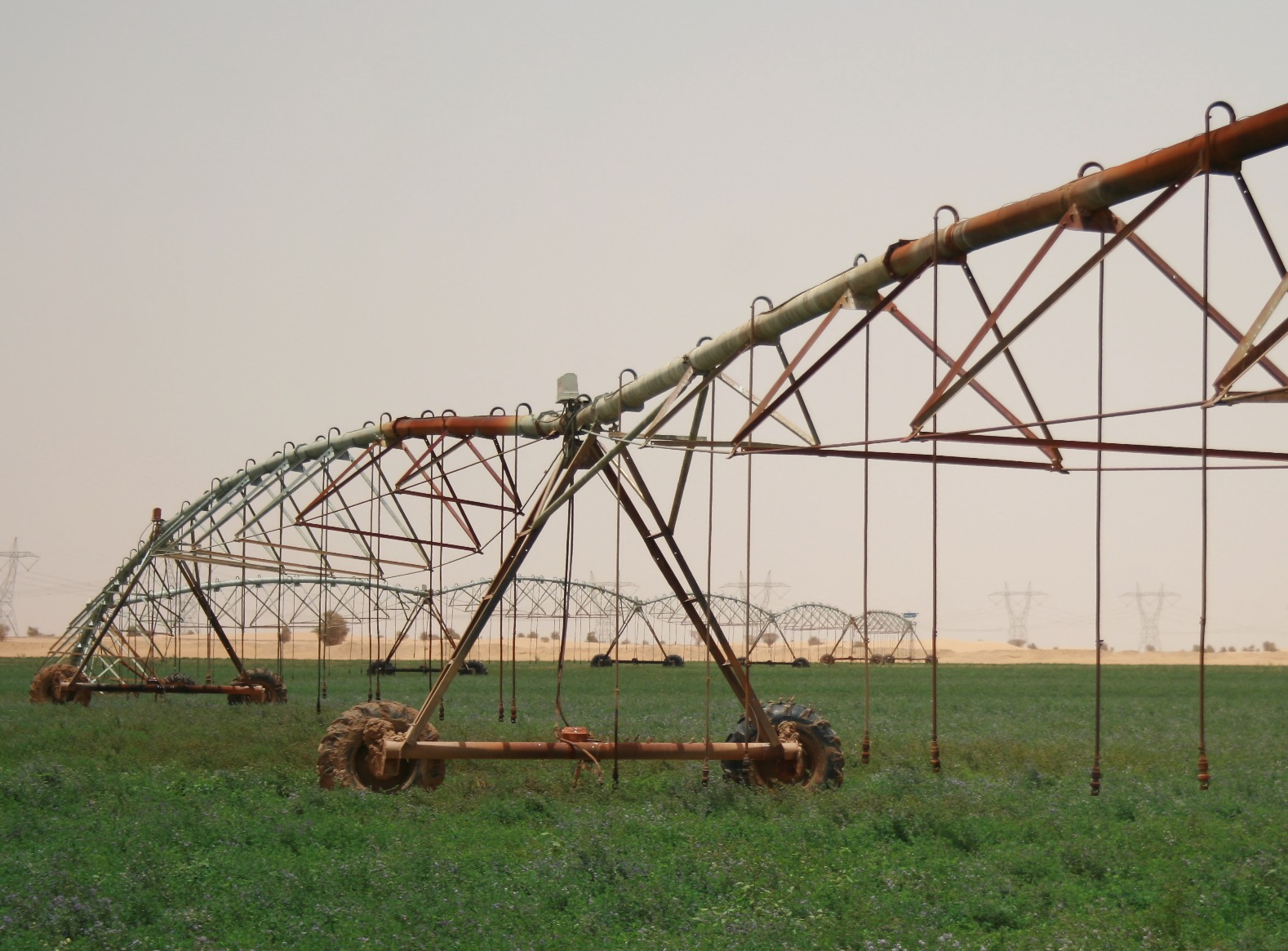 Typical issue of a pivot damaged by corrosion due to bad water quality.